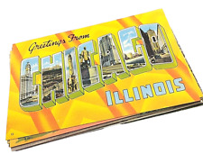 Chicago Illinois Post Card Lot Places Buildings  Travel Souvenir Ephemera Vtg picture