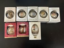 Vintage Schmid And Hallmark Christmas Ornaments Set Of 8 picture