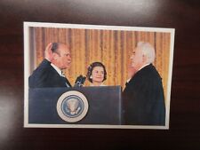 1974 President Gerald Ford/Warren Burger Ceremony Card/Picture-RB2776 picture
