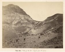 1860's PHOTO - HOLY LAND PALESTINE EXPLORATION FUND PHILLIPS? VALLEY OF EIN GEDI picture
