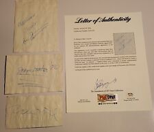 Jaco Pastorius Signed PSA DNA Weather Report Full Band Signed Autograph Rare COA picture