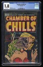 Chamber Of Chills #19 CGC GD- 1.8 Off White Pre Code Horror Classic Cover picture