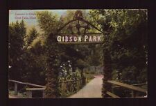 POSTCARD : MONTANA - GREAT FALLS MT - ENTRANCE TO GIBSON PARK 1910 picture