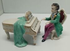 Vintage Frankenthal Wessel Handgemalt Dresden Piano and player picture