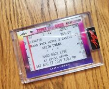 Leaf Ticket to the Show Keith Urban Pop Century 2019 Hard Rock Live Concert Stub picture