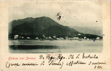 PC SAMOA, GREETINGS FROM SAMOA, Vintage Postcard (b53494) picture