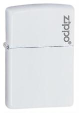 Zippo White Matte With Zippo Logo 214ZL *NEW* picture
