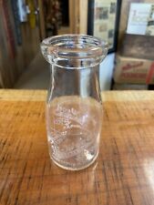 Vintage Hi-Wood Creamery Jamestown NY Half Pint Glass Milk Bottle  picture