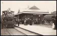 West Winfield, New York, DL & W Railroad Depot, Real Photo Postcard, RPPC picture