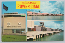 Postcard Robert Moses Power Dam Massena New York NY picture