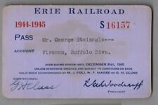 Annual pass - Erie Railroad 1944-1945 #S16157 picture