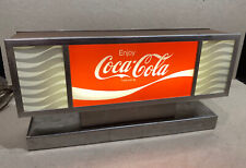 Vintage Coca-Cola Fountain /Bar Counter florescent Light-Up Sign picture