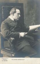 Richard Mansfield Real Photo Postcard rppc -English Stage Actor and Manager -udb picture