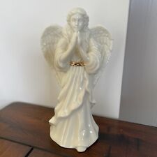 Lenox Praying Angel Christmas Gold Trim 6 in Christmas Holiday Religion picture