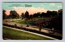 Cleveland OH-Ohio, Lower Boulevard, c1913 Antique Vintage Souvenir Postcard picture