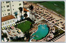 Miami Beach, FL - Shoremede Hotel - Vintage Postcard - Posted picture