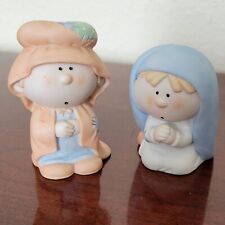 Vintage Christmas Bumpkins Mary and Joseph Fabrizio for George Nativity 1980s picture