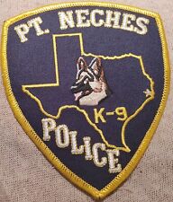 TX Port Neches Texas K-9 Unit Police Patch picture