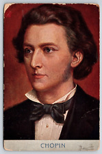 Virtuoso Pianist and Composer Frederic Chopin 1908 Portrait Postcard picture