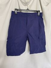 Vintage Boy Scout Uniform Shorts Blue Cargo Youth XL 18 Supplex Nylon picture