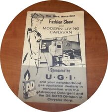 invm257~1950'S THE MRS. AMERICA FASHION SHOW ~MODERN LIVING~ SPONSORED BY U.G.I. picture
