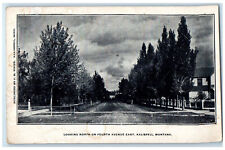 c1905 Looking North on Fourth Avenue East Kalispell Montana MT Postcard picture