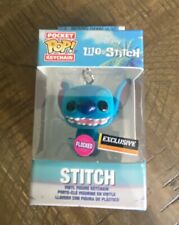 Funko Pocket Pop Keychain STITCH Disney Flocked Hot Topic Exclusive New picture