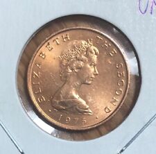 1975  Isle of Man 1 Penny UNCIRCULATED Bronze Coin-20MM-KM#20-MINTAGE=855,000 picture