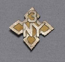 X Corps Badge, Civil War, 3rd NY Regt, 2nd Division, T-Pin    (Item #2343) picture