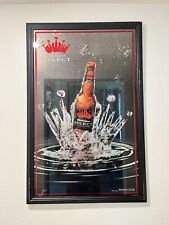 2008 Budweiser Commemorative Select Mirror / Glass Poster Framed For Man-cave picture