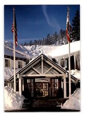 River Ranch Lodge, Truckee River Near Lake Tahoe - Vintage Chrome Postcard picture