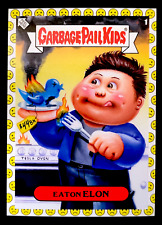 2022 Was the Worst Eaton ELON Musk Garbage Pail Kids Unhappy Face Parallel #1 picture