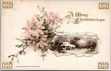 John Winsch Embossed 1913 A Merry Christmas to you. postcard picture