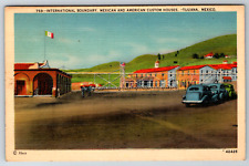 1920s Tijuana Mexico American Custom Houses Vintage Postcard picture