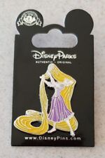Disney Pin #80608 Disney Tangled - Rapunzel Purple Dress brushing her long hair picture