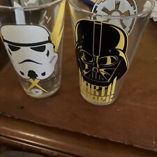 2 vintage star wars glass Tumblers  picture