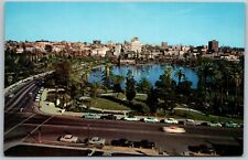 Los Angeles California 1950s Postcard MacArthur Park  picture