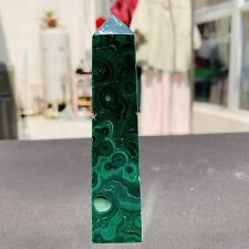 209g Natural Malachite Quartz Crystal wand point tower oblisk healing picture