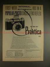 1957 Praktica FX2 Camera Ad - First With Automatic Iris picture
