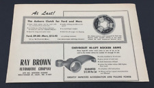 Ray Brown Automotive Company Print Ad August 1951 Hollywood California picture