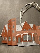 ⭐️ Handmade Wooden Church Christmas Ornament (Q3) picture