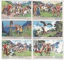 1933 LIEBIG FLEISCH-EXTRACT TRADE CARD SET COMPLETE { LIFE in ALPS } #S1285 picture
