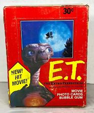 1982 Topps ET E.T. The Extra-Terrestrial Vintage FULL 36 Pack Trading Card Box picture