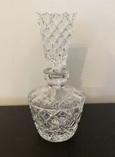 Vintage Ceska Cut Crystal Perfume Bottle - Excellent picture
