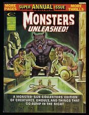 Monsters Unleashed Annual Magazine #1 FN 6.0 Neal Adams Art Marvel 1975 picture