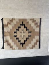 Atq Navajo Rug Textile Native American Indian 30X37 picture
