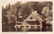 PC1/ Lake Placid New York RPPC Postcard c40s Kate Smith's Camp Cottage 491 picture