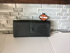 Harley Davidson Embossed Bar & Shield Travel Tech Tri-fold Organizer Pouch picture