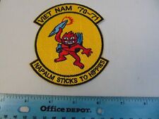 Vietnam 1970-71 Napalm Sticks to Hippies Patch picture