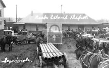 Rock Island Railroad Train Station Depot Seminole Oklahoma OK Reprint Postcard picture